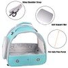 Small Bird Travel Cage Carrier, Portable Parrot Parakeet Carrier with