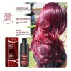 Champú Para Teñir El Cabello Rojo, Tinte Instantáneo, Fácil