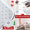 Bathroom Sets with Shower Curtain and Rugs, 4 Pcs, Snowman
