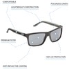 Cressi Unisex Rio Sports Sunglasses, Black/Lens Green, Uni