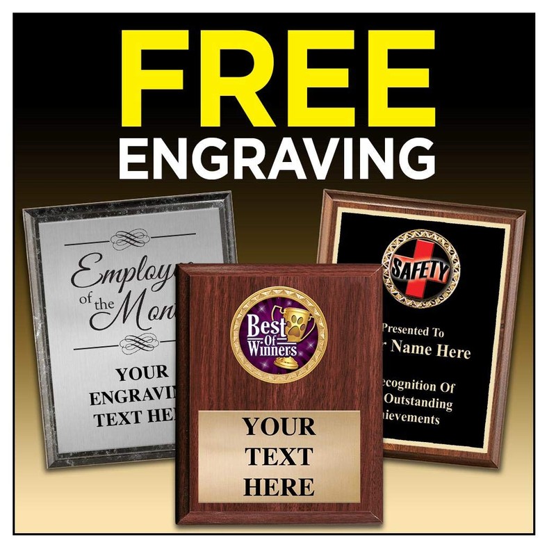 Anniversary Plaques - 7x9 20 Years of Service Anniversary Recognition