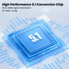 USB Bluetooth AUX Adapter Hands Free Call Wireless Music Receiver