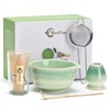 Buucup Japanese Matcha Set, Matcha Bowl with Spout, Matcha Whisk