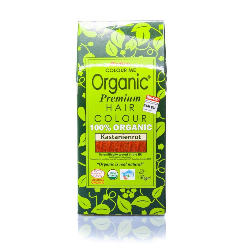 Radico Colour Me Organic Plant Hair Colour Chestnut Red (Organic,