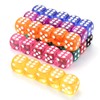 GWHOLE Set of 40 Colourful Dice 6-Sided, 14 mm, Dice