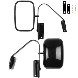 Aintier Towing Mirror Compatible with 1980-1996 For Ford For F150 For F250 For F350 For F450 Ranger Bronco Explorer Truck Pickup Rear View Mirror with Left Driver Side or Right Passenger