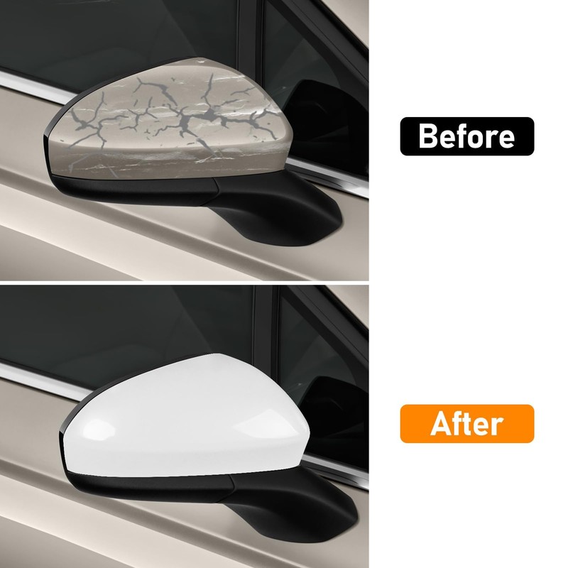 Adzfel Compatible with Ford Fusion Side Mirror Cover Cap 2013