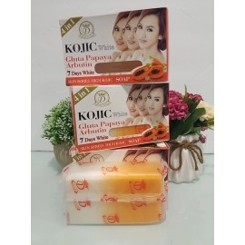 Kojic 3X Kojic white Gluta Papaya Arbutin 7days White Soap 160g 4 in 1 Free Shipping