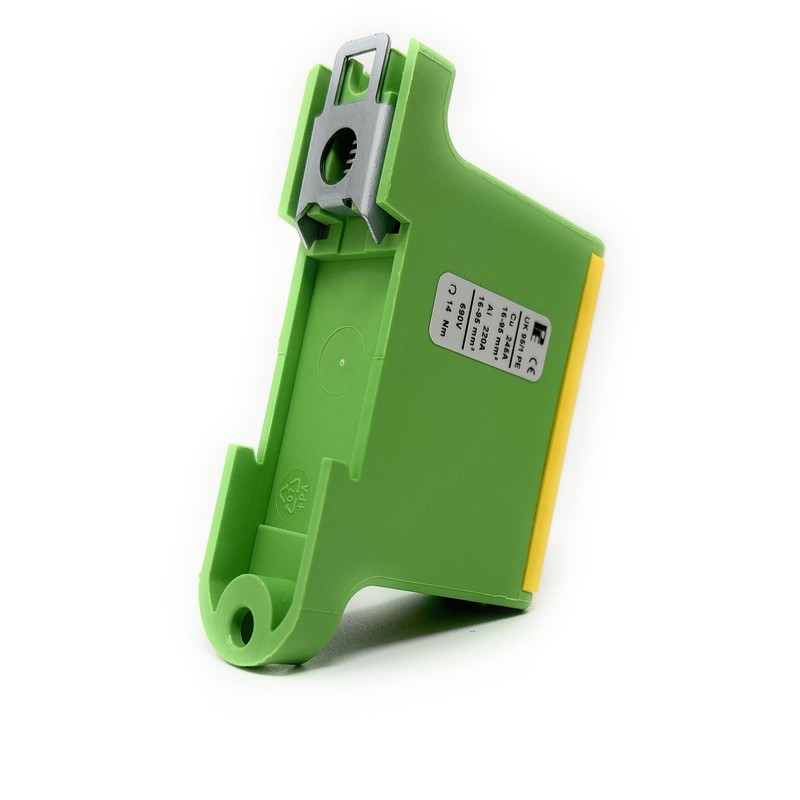 Pollmann Universal Clamp UK 95/1 PE Green/Yellow, Pack of 1