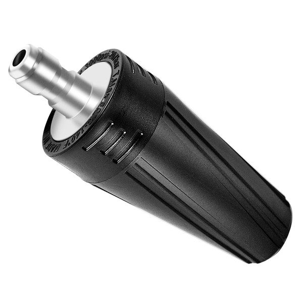 Coyardor Pressure Washer Turbo Nozzle, 360° Rotating Power Washer Tips with 1/4" Quick Connect Replacement For Ryobi, Simpson, Karcher, Greenworks, and More, Black (3000 PSI, 3.0 GPM)
