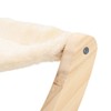 Wooden Cat Hammock Foldable Antislip Easy To Assemble Elevated Pet