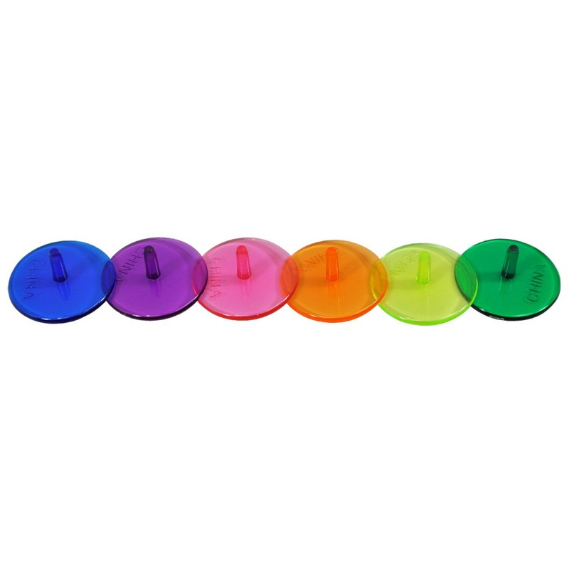 Orlimar Quarter Sized Ball Markers (Neon), Pack of 12