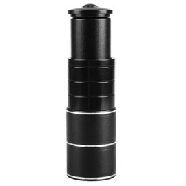 TRIWONDER MTB Bicycle Bike Fork Stem Extender Handlebar Riser Adaptor Aluminium Alloy Head Up Adapter (Black - 2)