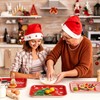 3Pcs 13x10 Inch Christmas Serving Trays Set Xmas Platters Dishes