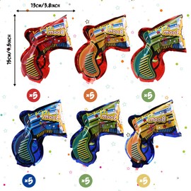 Joycabin Confetti Cannon, Pack of 30 Confetti Gun Set, Confetti Shooter Party Popper Biodegradable Confetti Bomb for Carnival, Birthday, Wedding, New Year's Eve, Parties, Anniversary