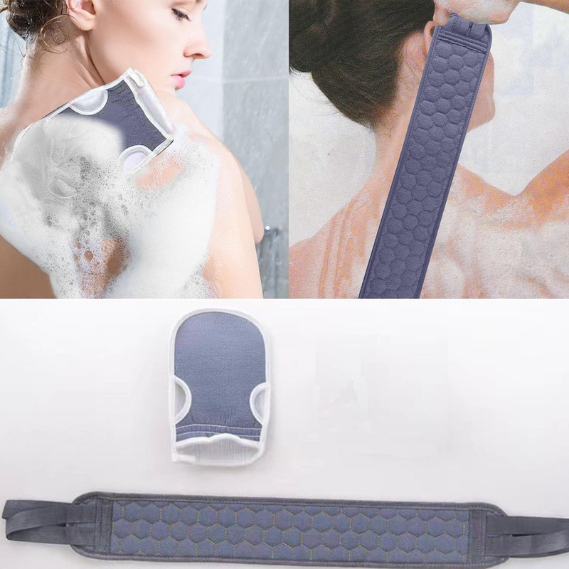 4PCS Back Washers for Shower,Back Washer,Exfoliating Back Scrubber for Shower,Exfoliating