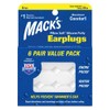 Mack's Pillow Soft Silicone Earplugs - 6 Pair, Value Pack
