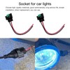 2Pcs Wire Pigtail Female C H11 Two-Beam Headlight Low Beam