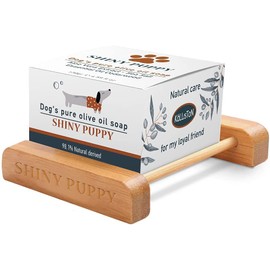 Kalliston, Dog & Puppy Soap, Pet Grooming soap bar shampoo, Aloe Vera Extract and Olive Oil, Sooths itchy and irritable skin, Includes Soap Base, large soap bar, 130 grams