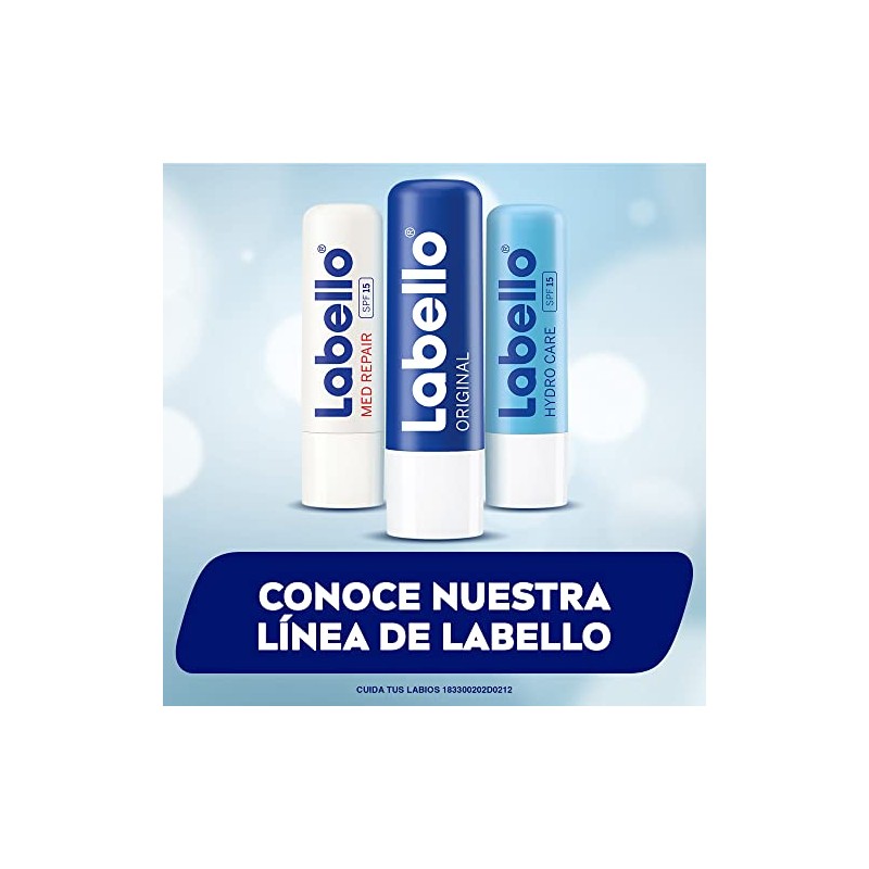 LABELLO Bálsamo labial Classic (4.8 g) protector labial con Vitamina