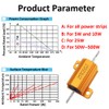 ETOPARS 3 Pcs 25W 15 Ohm 5% Aluminium Casing Wirewound