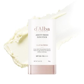 d'Alba Air Fit Fresh Stick SPF50+PA++++, Vegan, Non-Sticky, Silky Powder Finish, Sun Protection for Travel, Korean Skin Care, 19 g / 0.67 oz.
