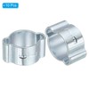 PATIKIL 10 Pack 7-9mm Double Ear Hose Clamp, Galvanized Steel
