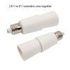 10pcs E-Simpo E11 to E11 Mini Candelabra Light Socket Base
