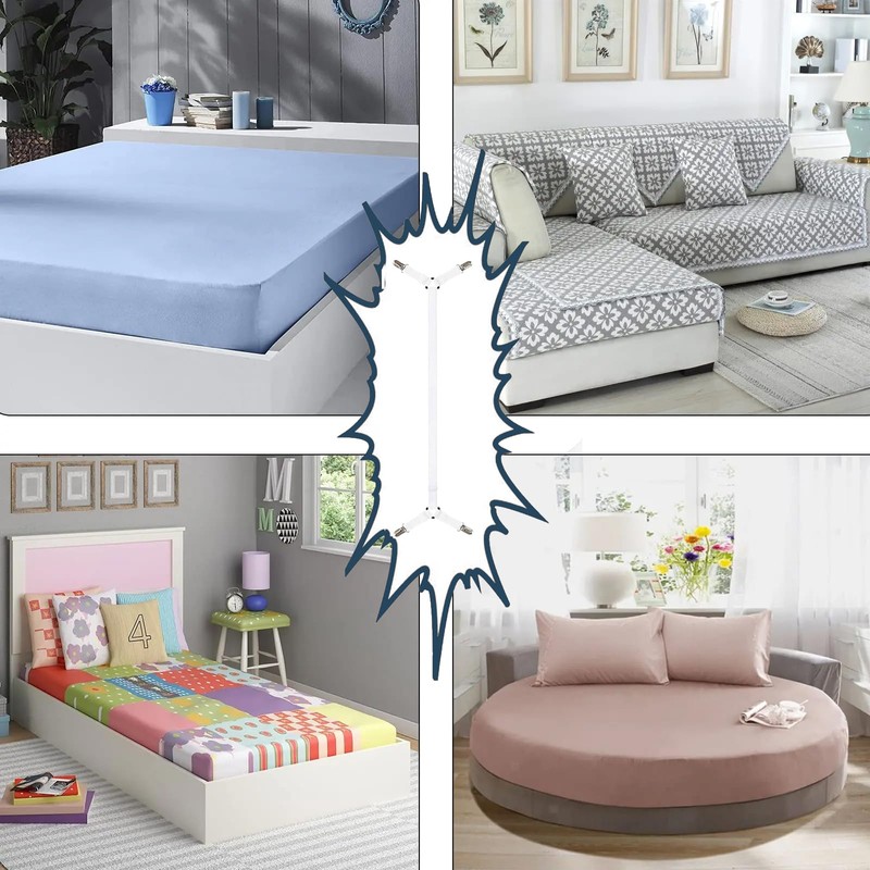 Consss Bed Sheet Straps, Adjustable Durable Bed Sheet Holder Straps