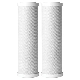 AO Smith 2.5"x10" 5 Micron Carbon Block Sediment Water Filter Replacement Cartridge - 2 Pack - NSF/ANSI 42 Certified - For Whole House Filtration Systems - AO-WH-PRE-RC2