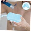 PACKOVE 2Pcs Silicone Bath Body Scrubber and Face Cleansing Brush