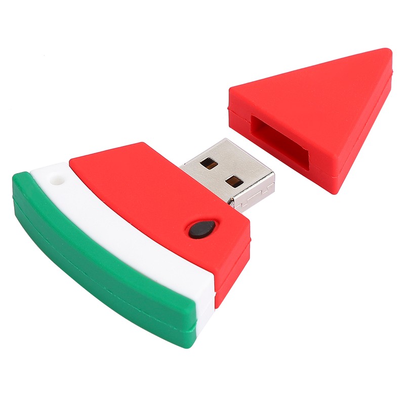 Cartoon U Disk PVC Small USB Watermelon Pattern Flash Pen