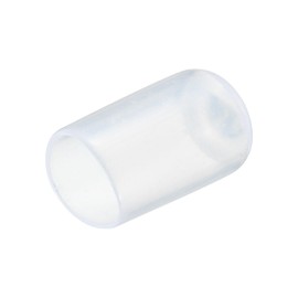 QUARKZMAN Pack of 20 Rubber End Caps 12 mm (1/2 Inch) ID Vinyl PVC Round Tube Bolt Cap Cover Protectors for Screw Thread Clear