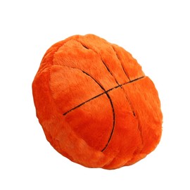 TRYTUTRY Basketball Cushion Fluffy Soft Basketball Cushion for Bedroom Decoration Great Gift for Basketball Lovers 45x45cm