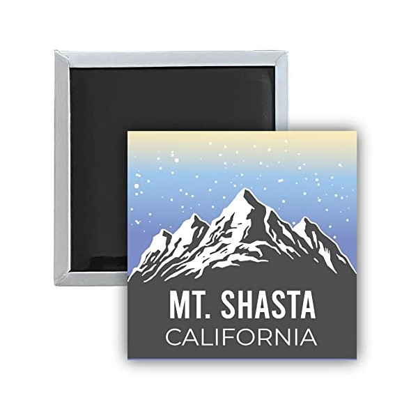 Mt. Shasta California Ski Snowboard Winter Sports Souvenir 2.5 x