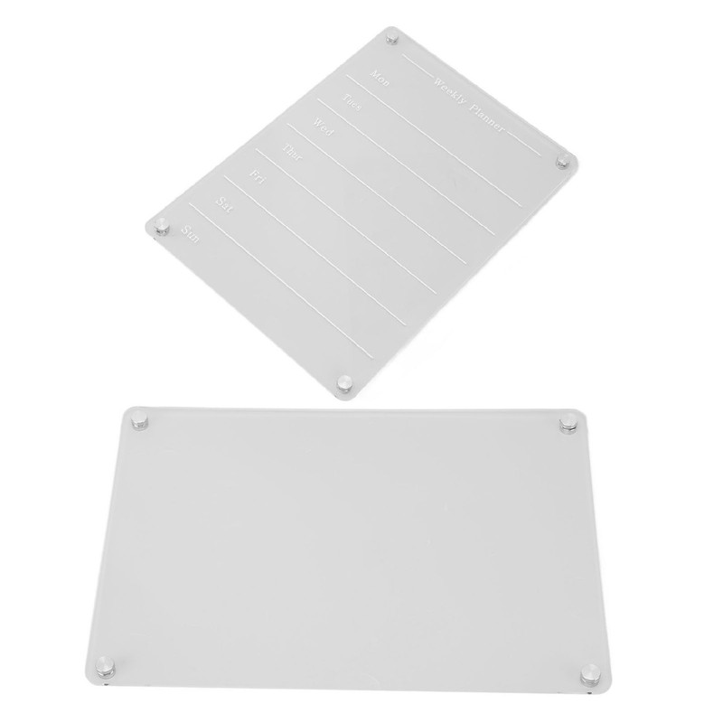 13 X 9.1in Magnetic Dry Erase Calendar Acrylic Planning Bord