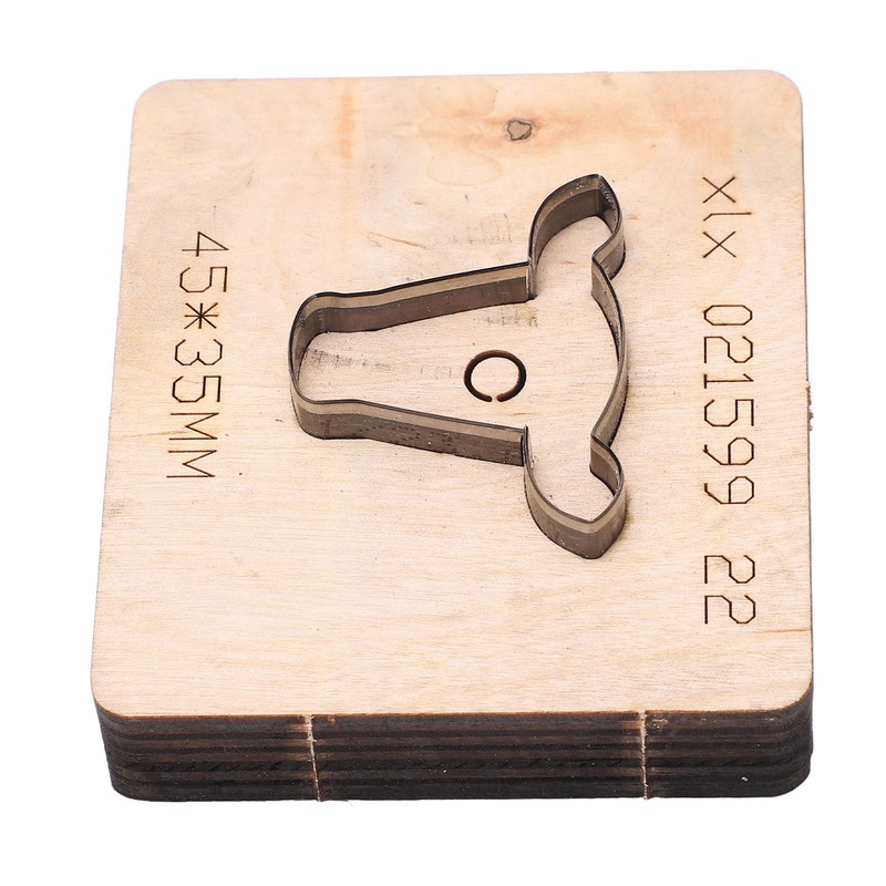 Leather Cutting Mold Bull Head Shape Small Deformation Alloy Steel