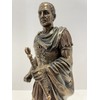 Gaius Julius Caesar in Roman Military Uniform Statue Bronze Finish