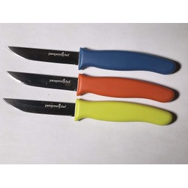 PAMPERED CHEF SET OF #3 KITCHEN PARING KNIFE SET. # 100035