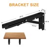 Storystore Folding Shelf Brackets - 22 Inch Heavy Duty Metal
