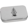 95mm 'Sailing Ship At Sea' Metal Hinged Tin/Storage Box (TT00225336)