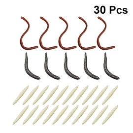 Worms 30pcs Earthworms Maggot Figure Joke Toys for Halloween Decorations Carnival Favors Gift
