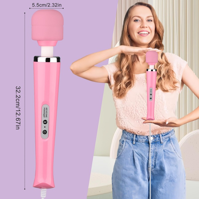 AEVEONE Wired Powerful Handheld Wand Massager, Strong Personal Vibration Massage