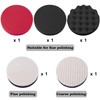 SIQUK Pack of 8 Polishing Sponges Car Polishing Pads 150
