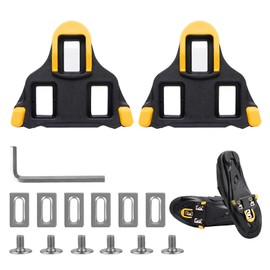 SPD Cleats for Cycling Shoes – Compatible with SPD-SL & SPD SH51 Cleat Systems, Anti-Slip Bike Pedal Cleats for Road & MTB Cycling, Durable Engineering Plastic, Easy Clip-in & Secure
