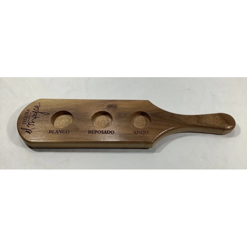 Tequila El Mayor Vintage Tequila El Mayor Wooden Flight Board