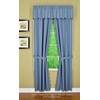 Today's Curtain, Orleans Scallop Curtain, Blue 84" Panel Pair and