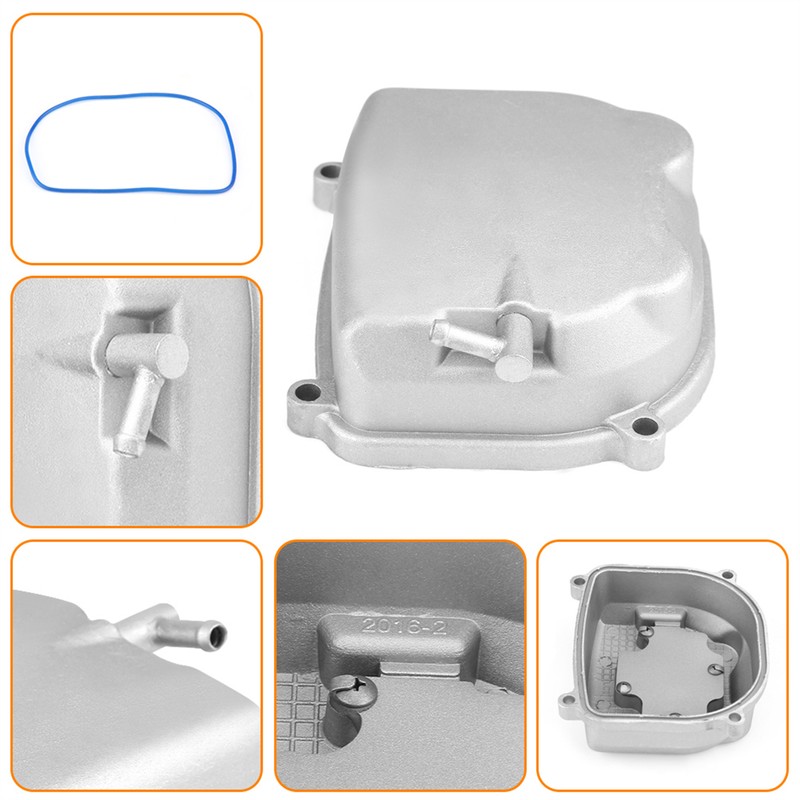 Engine Cylinder Valve Head Cover& Rubber Ring for GY6 4
