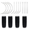 20 PCS Hair Needle and Black Thread Kit for Making