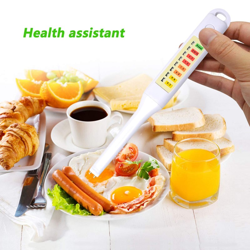 LiebeWH Handheld Food Salinity Tester Salinometer with LED Display Salt